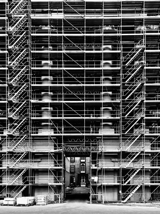 Palace scaffolding