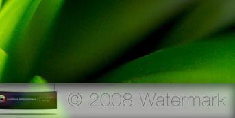 Teaser for HowTo: Use high-quality watermarks in your images with Aperture 2.1